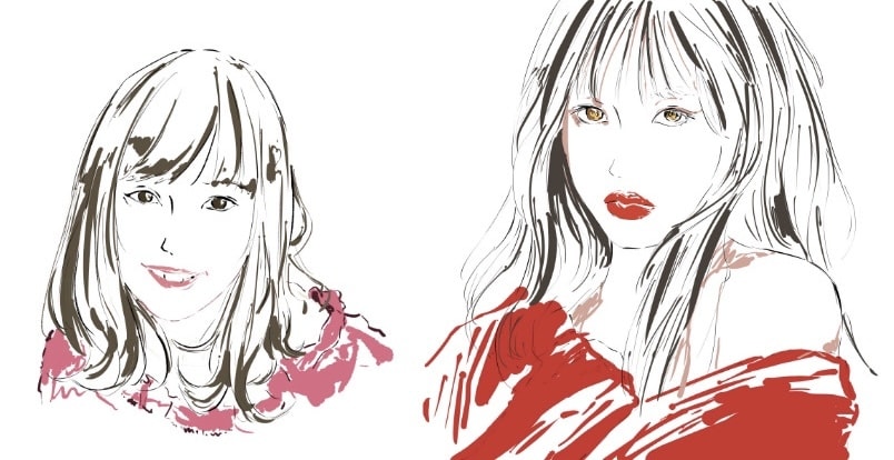 最短【即日納品！！！】似顔絵制作します デザイン/アート系で商用利用しやすいおしゃれ絵柄 イメージ6