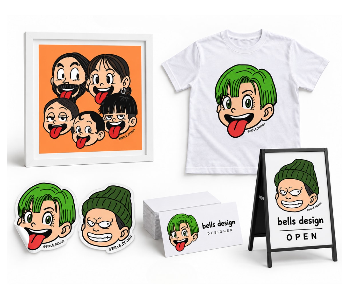 SNSで目立つポップな似顔絵風アイコン作成します 初回5名様3000円特別価格！この機会にぜひアイコンを！ イメージ9