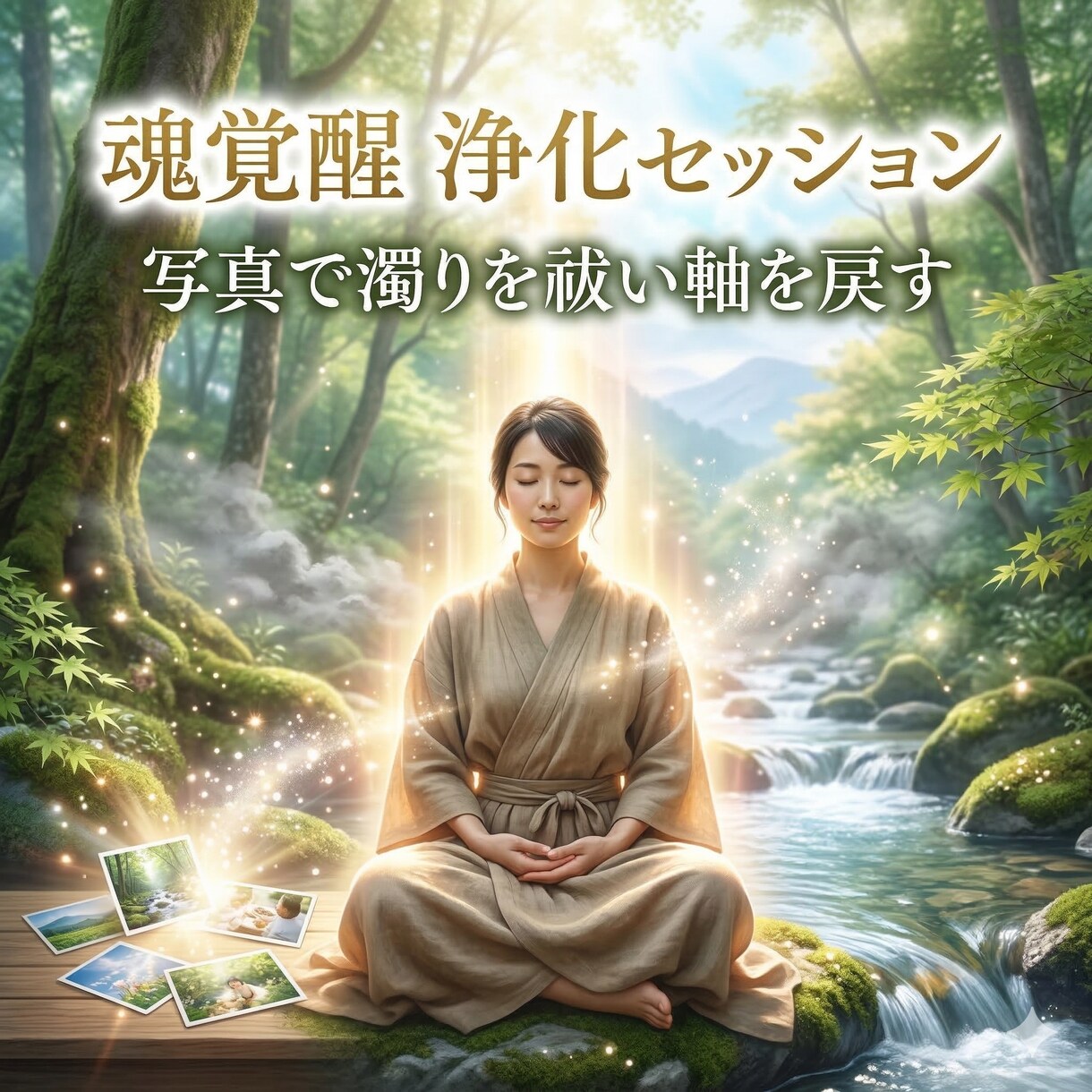 魂覚醒の浄化セッションで穢れを祓い軸を取り戻します 濁りを浄化し軸を戻すセッションを行います イメージ8