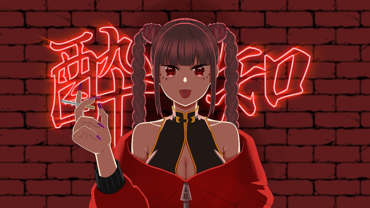 あなたのキャラで歌ってみたなどのイラスト制作します あなたのキャラのあなた用のイラストを制作 イメージ1