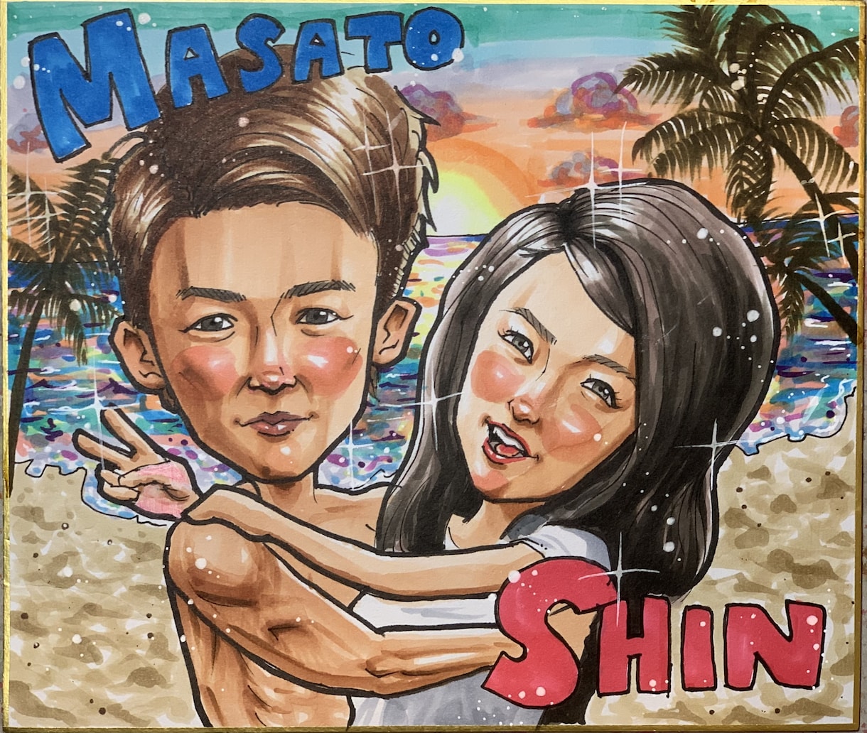 何かに燃える方の似顔絵描きます ☆ご自分に、贈り物に、輝く誰かの似顔絵を作成いたします。 イメージ6