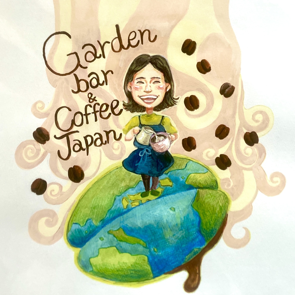 似顔絵☆絵本のような柔らかいタッチで描きます デザインの規格なし！オリジナル似顔絵を制作します！ イメージ4