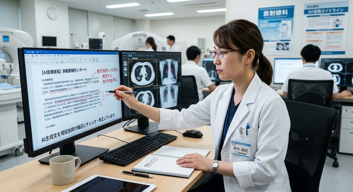 AI医療原稿を現役技師がチェックします 現役放射線技師17年が医療原稿の違和感を指摘 イメージ1