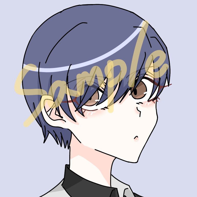 アイコン描きます シンプルなキャラクターのアイコン作成します！ イメージ1