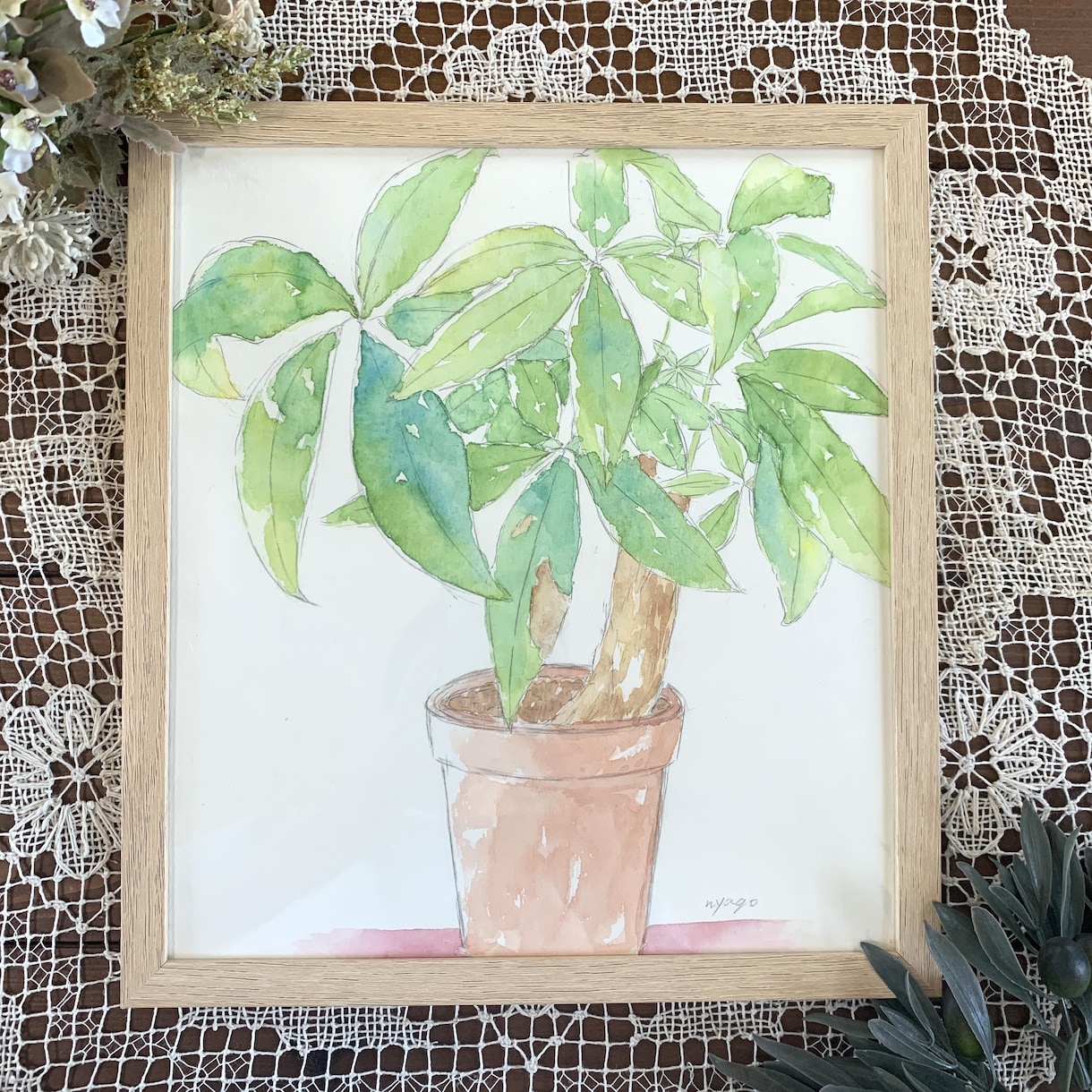 透明水彩で優しい花の絵を描きます 〜オーダーメイドの水彩画を、ご自宅やプレゼント用に〜 イメージ8