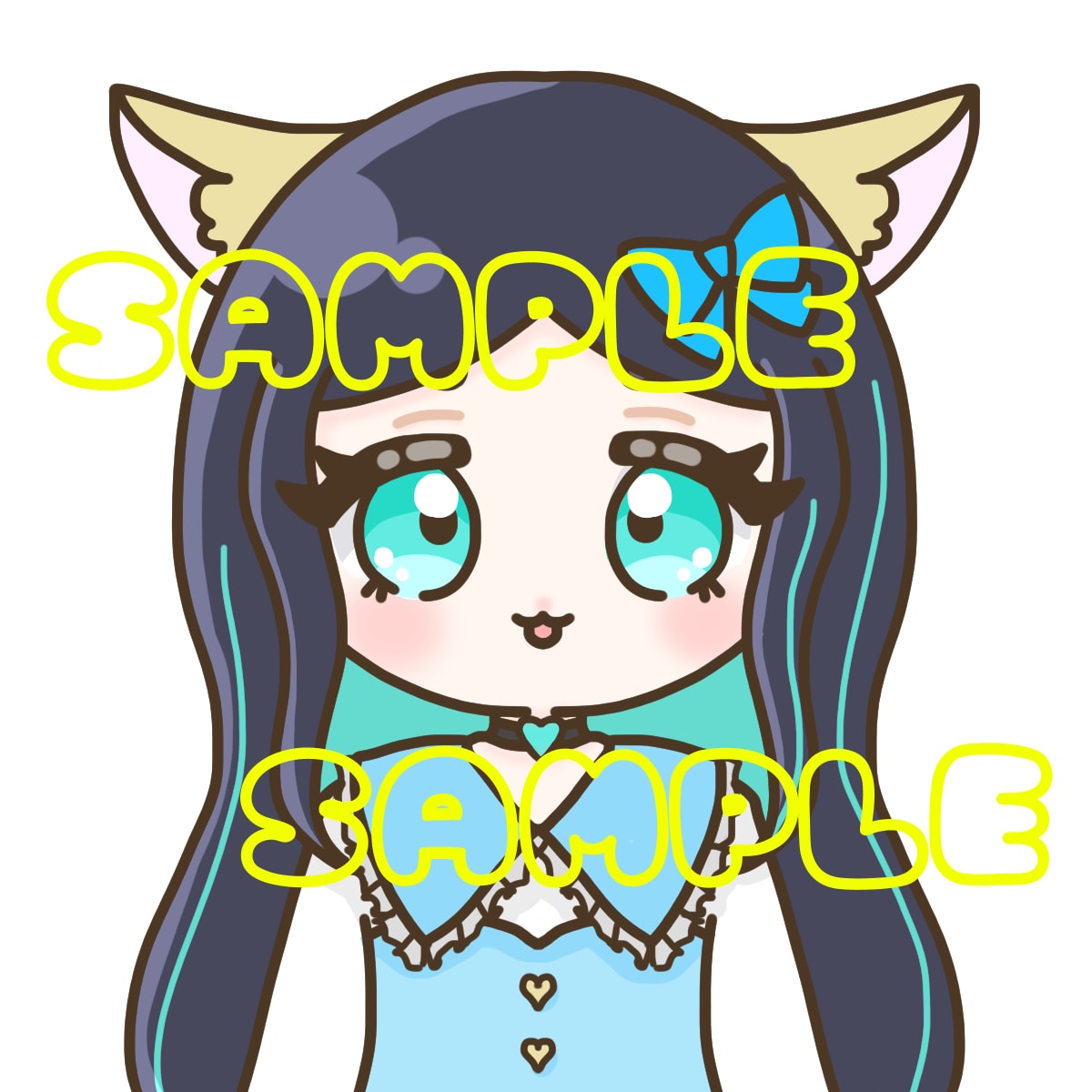 SNS用アイコン描きます デフォルメアイコン描きます！男女どちらでもOKです。 イメージ5
