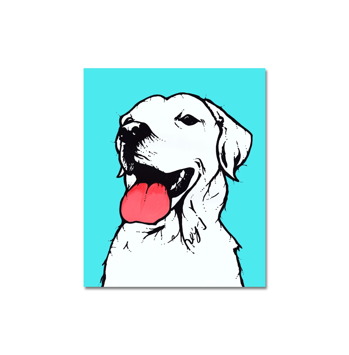 絵具で手書きの愛犬との特別な瞬間を描きます 世界でたった1枚の宝物をアートとして残しませんか？ イメージ3