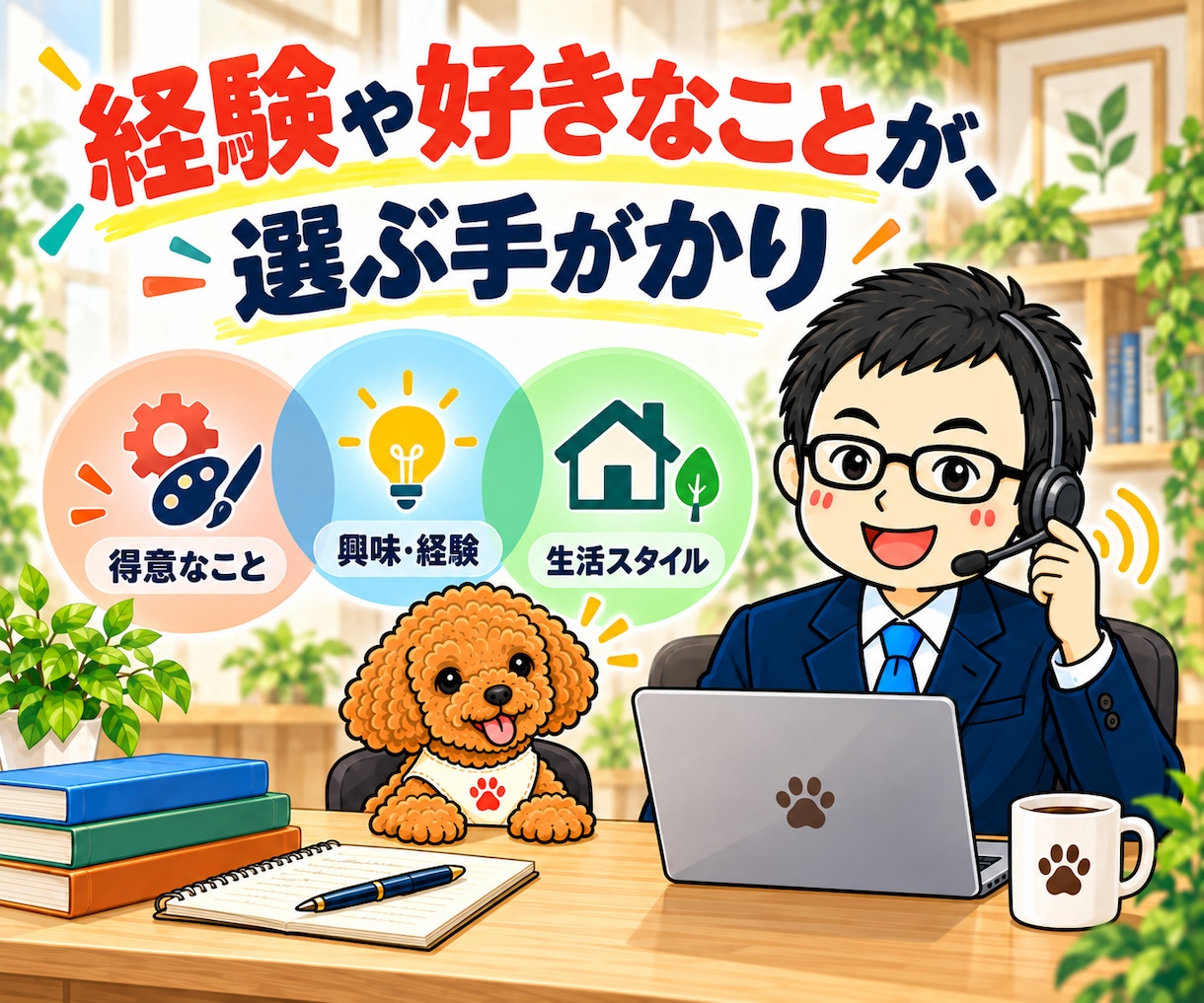 自分に合うアフィリエイトの選び方を電話で教えます ジャンル・得意なこと・作業時間から、無理のない始め方へ イメージ3