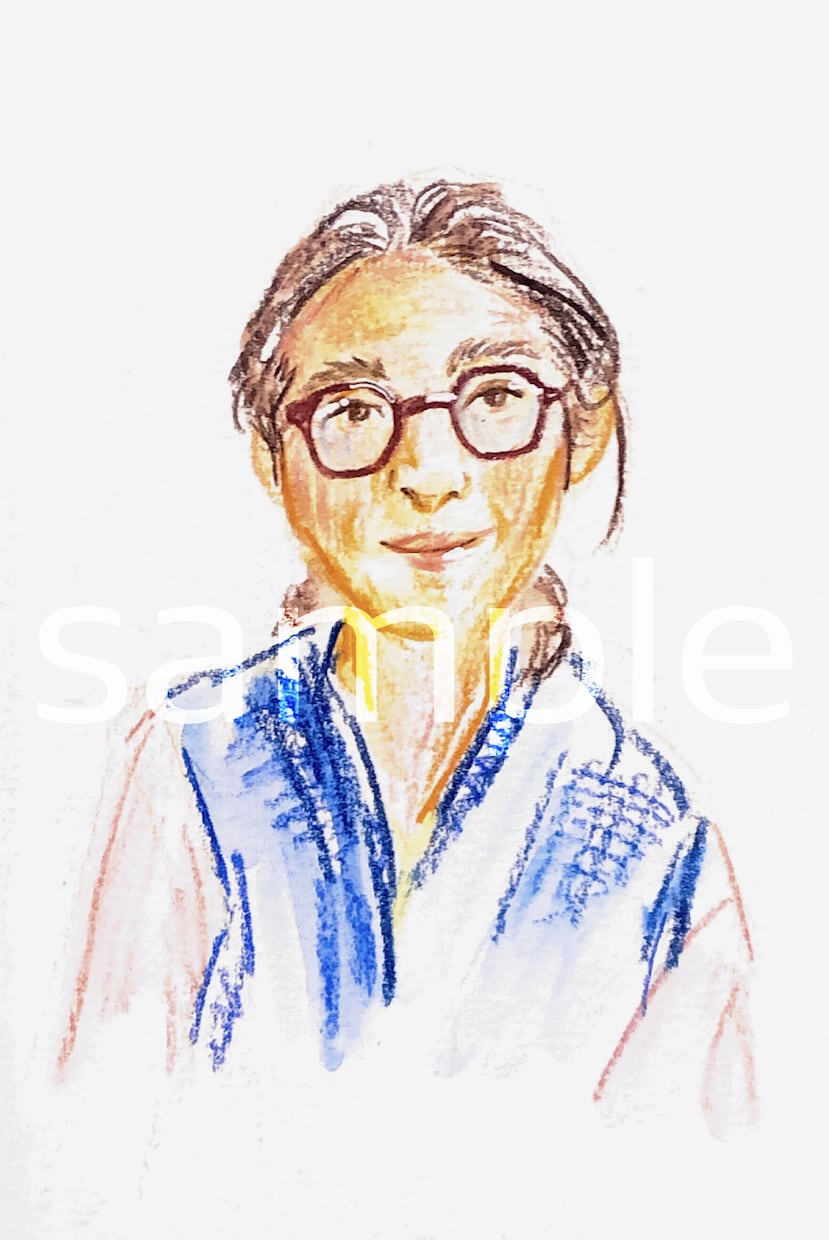 アイコンや装飾に⭐️スケッチ風に描きます 暖かさのある似顔絵作成します！ イメージ5