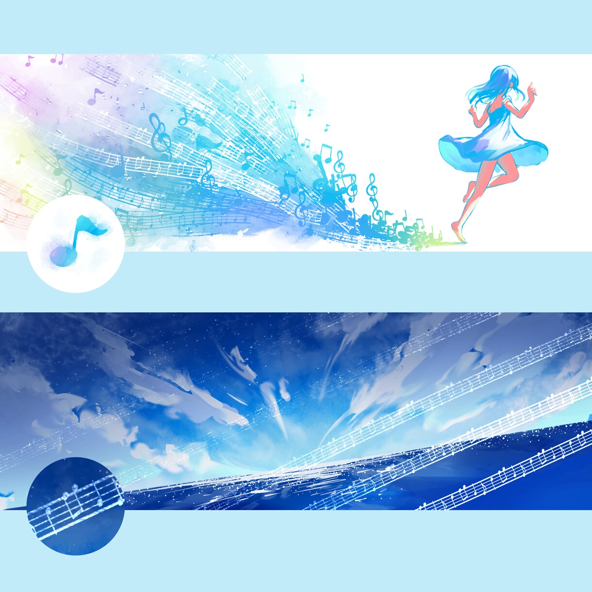 ヘッダー&アイコン描きます Youtuber,Vtuber,アプリ配信者必見です！ イメージ7