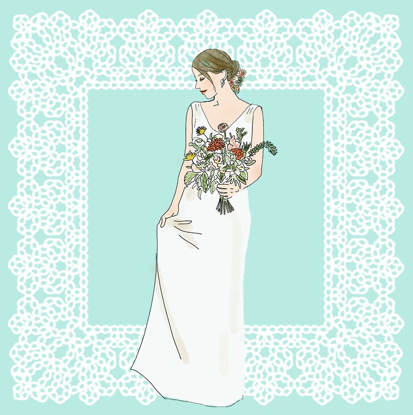 いただいたお写真からオリジナルのイラストを描きます ウェディングや思い出を素敵なイラストにしませんか？ イメージ4