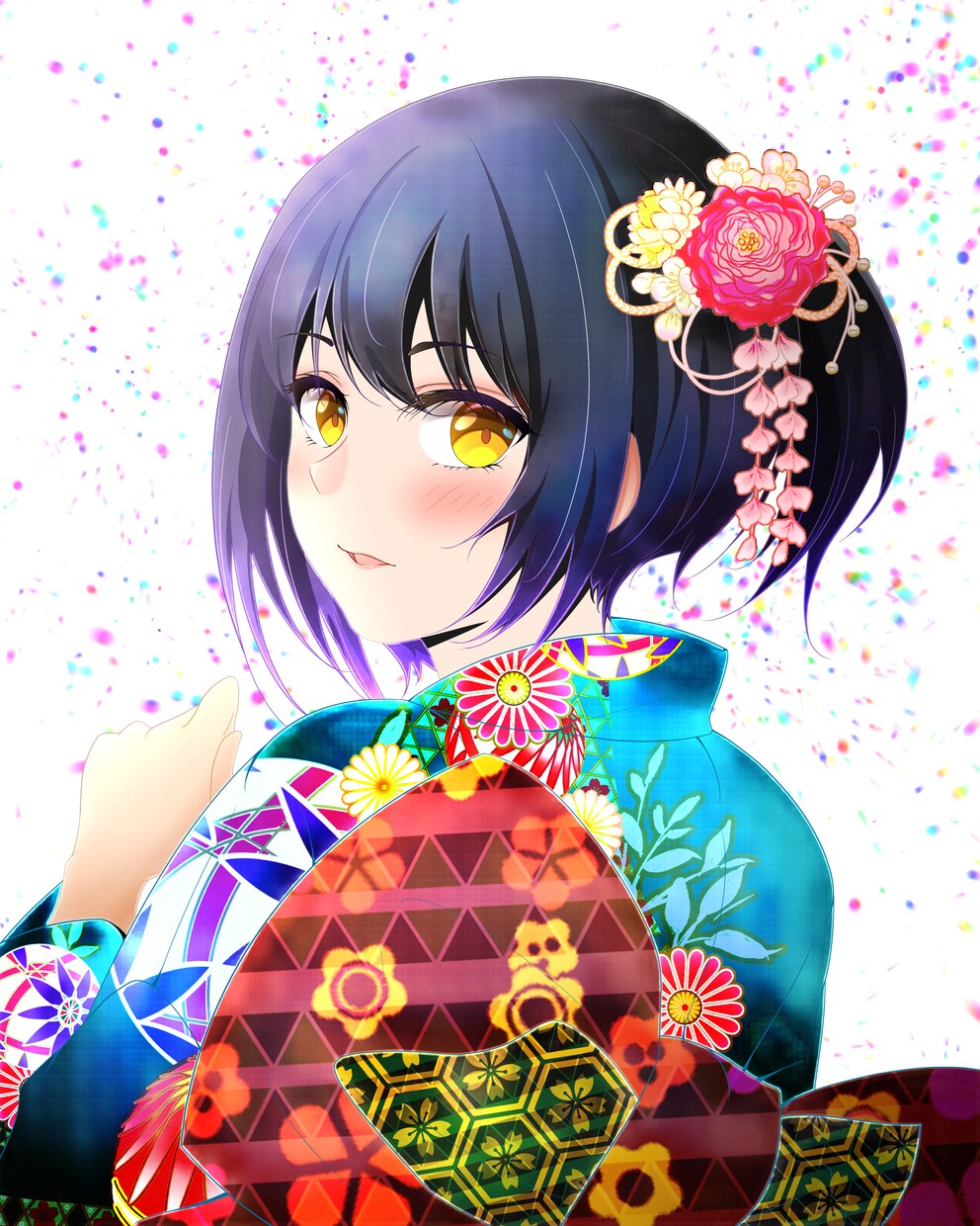 一枚絵制作。鮮やかなアニメ系イラスト描きます 観賞用、表紙、動画、立ち絵、キャス画などに！ イメージ1