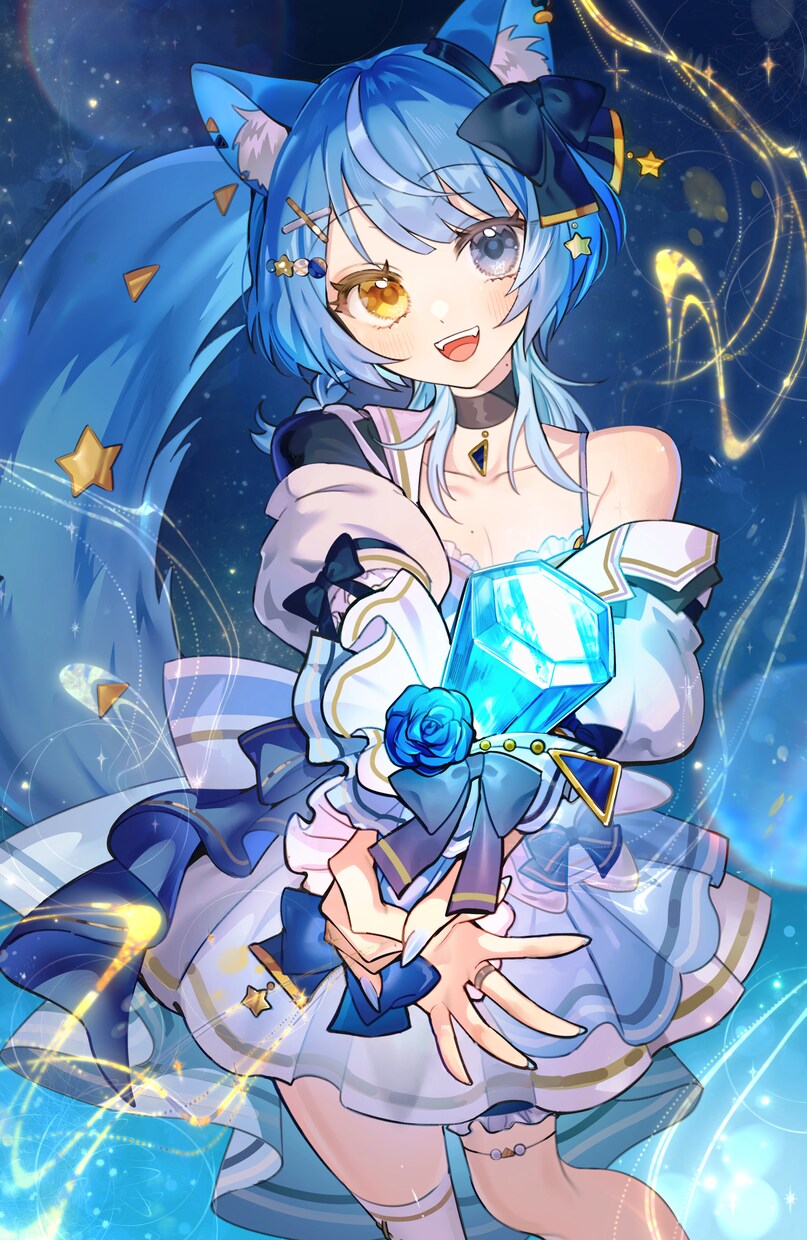 キラキラ・繊細なイラスト描きます ご依頼主さんの求める世界観を表現します。女の子が得意です。 イメージ9
