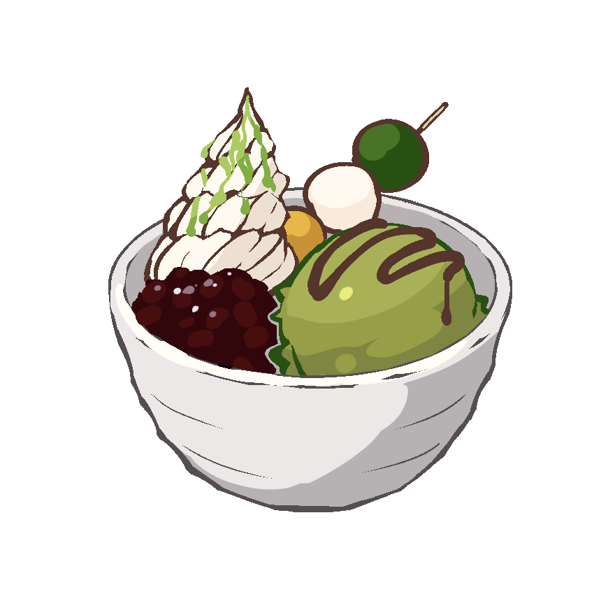 シンプルでおいしそうなお菓子のイラスト作成します ブログ、ゲームのアイテムアイコン、バナーの素材にぴったり！ イメージ1