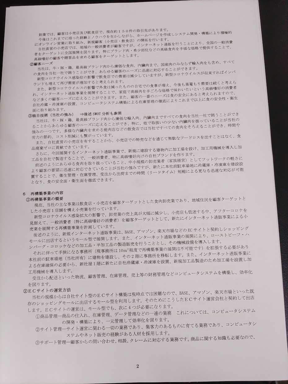 補助金申請、融資向けの事業計画書を作成します 成功へのストーリーが見える事業計画書を作りましょう イメージ2
