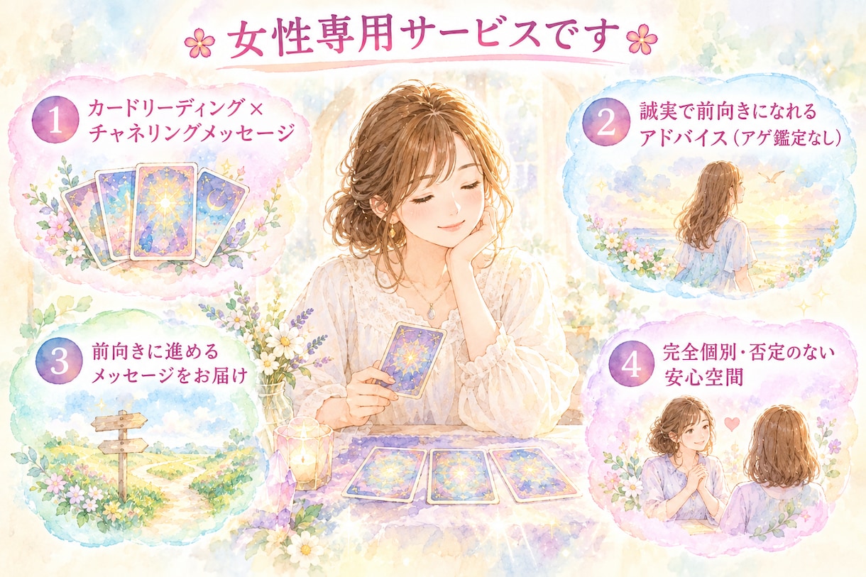 潜在意識、高次元にアクセスしメッセージを伝えます あなたの人生の気づきのヒントをありのままお伝えします。 イメージ1