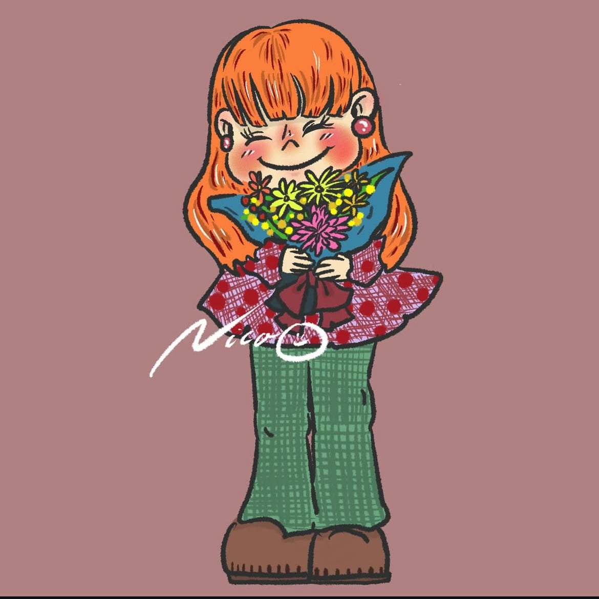 やさしくて温かいイラスト描きます 見ているだけでちょっと心がやわらぐ“やさしい世界観” イメージ2