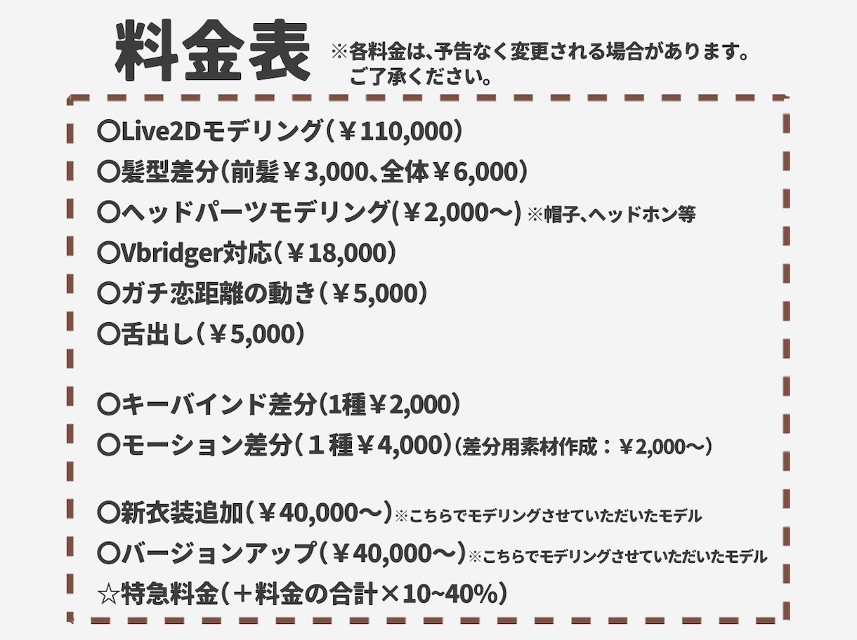パーツ分けイラストをLive2Dモデリングします 導入まで徹底サポートします！/Vbridger対応可◎ イメージ3