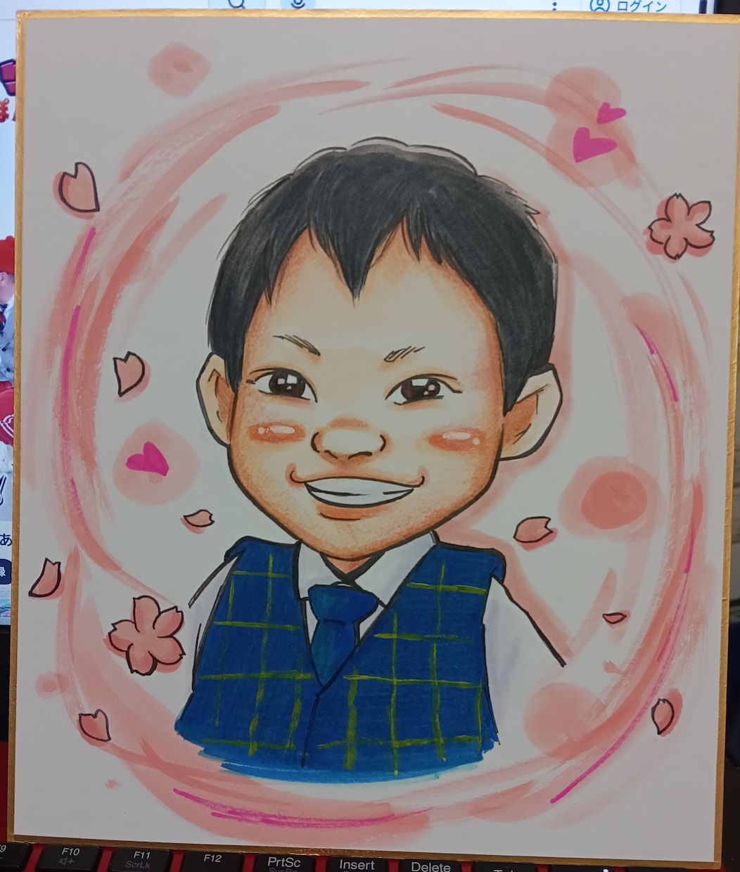 デジタル似顔絵作成ます そっくり温かなデジタル似顔絵名刺や名札にバッチリです イメージ2