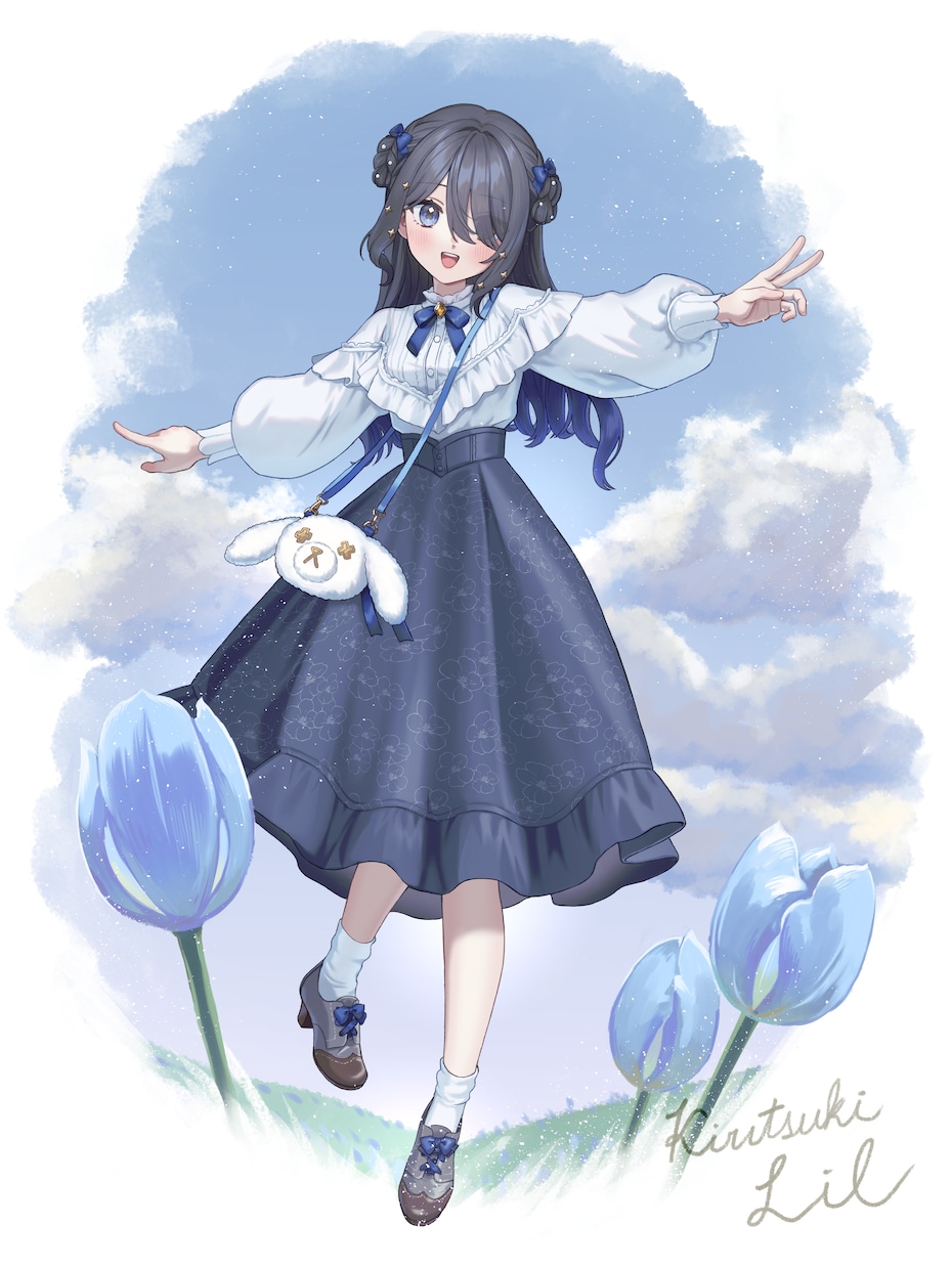 キャラクターの立ち絵イラストを描きます VTuberさんにオススメ！かわいい女の子が得意です！ イメージ2
