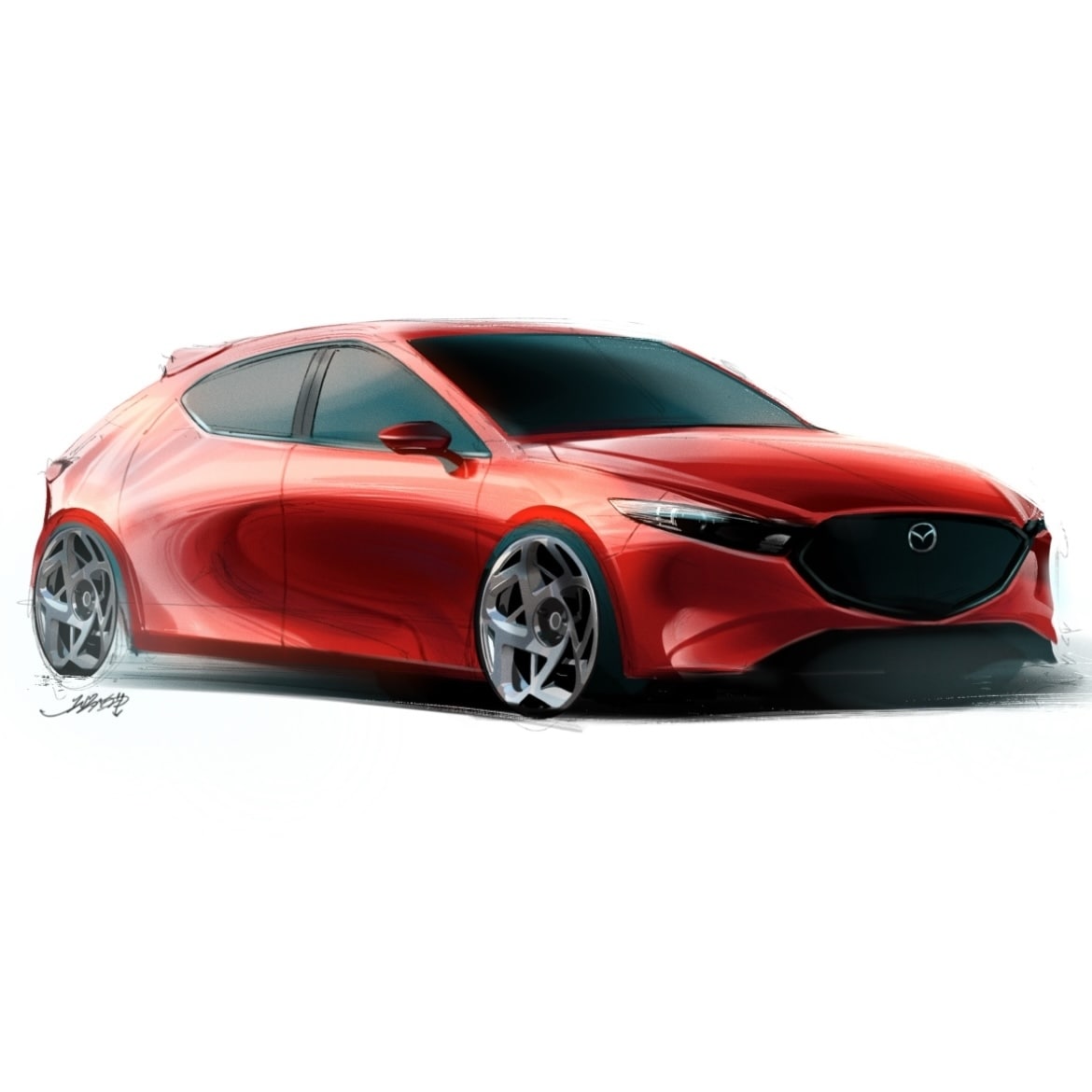 車のイラストを描きます あなたや、あなたのお知り合いの愛車を描かせて頂きます！ イメージ3