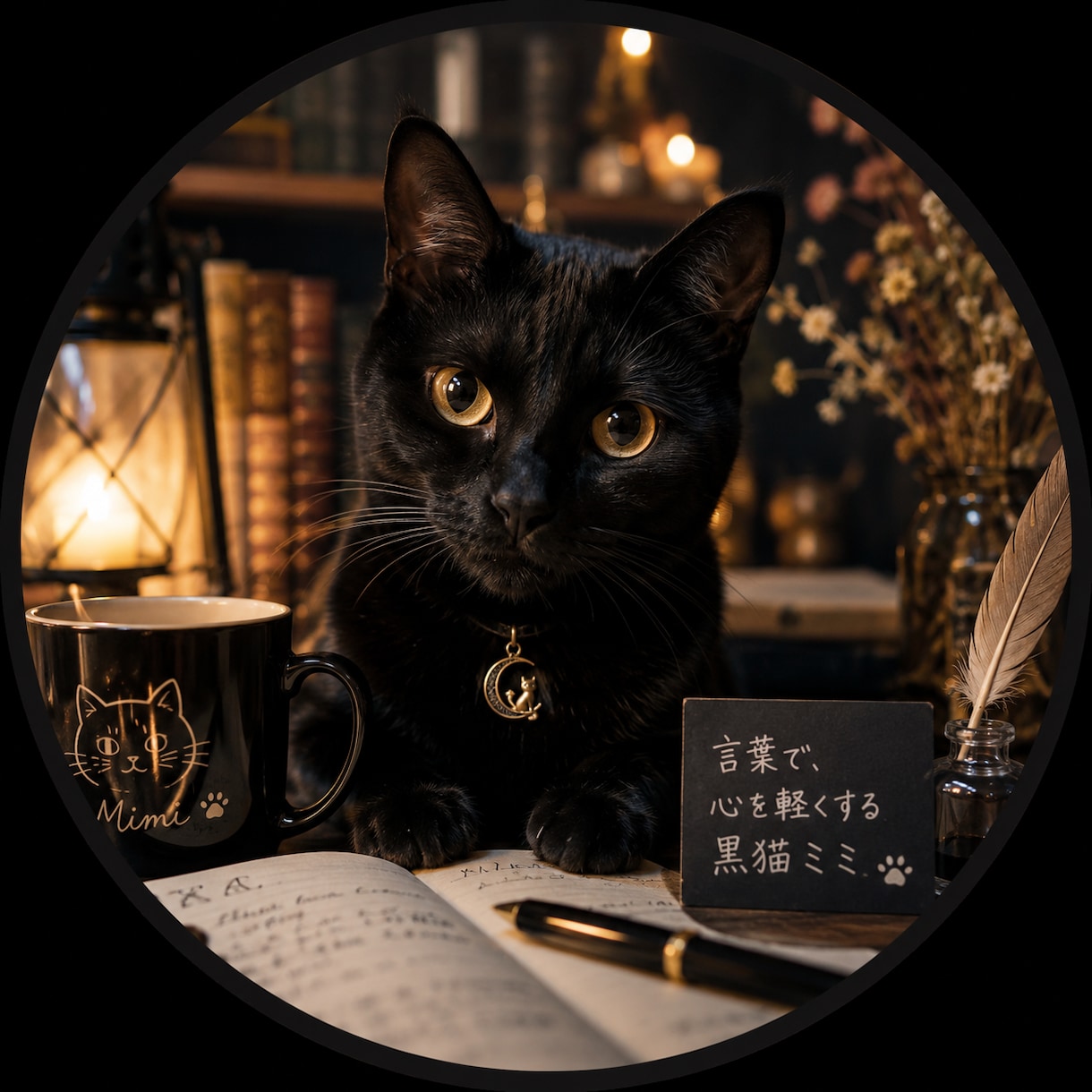SNSが苦しいあなたへ｜発信の軸を見つけます 黒猫ミミがあなたらしい発信の軸を見つけます イメージ1