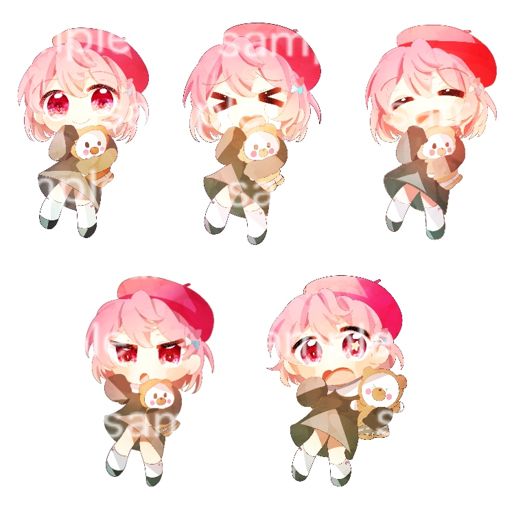 可愛いミニキャラ描きます アイコンやグッズなどにどうぞ！ イメージ3