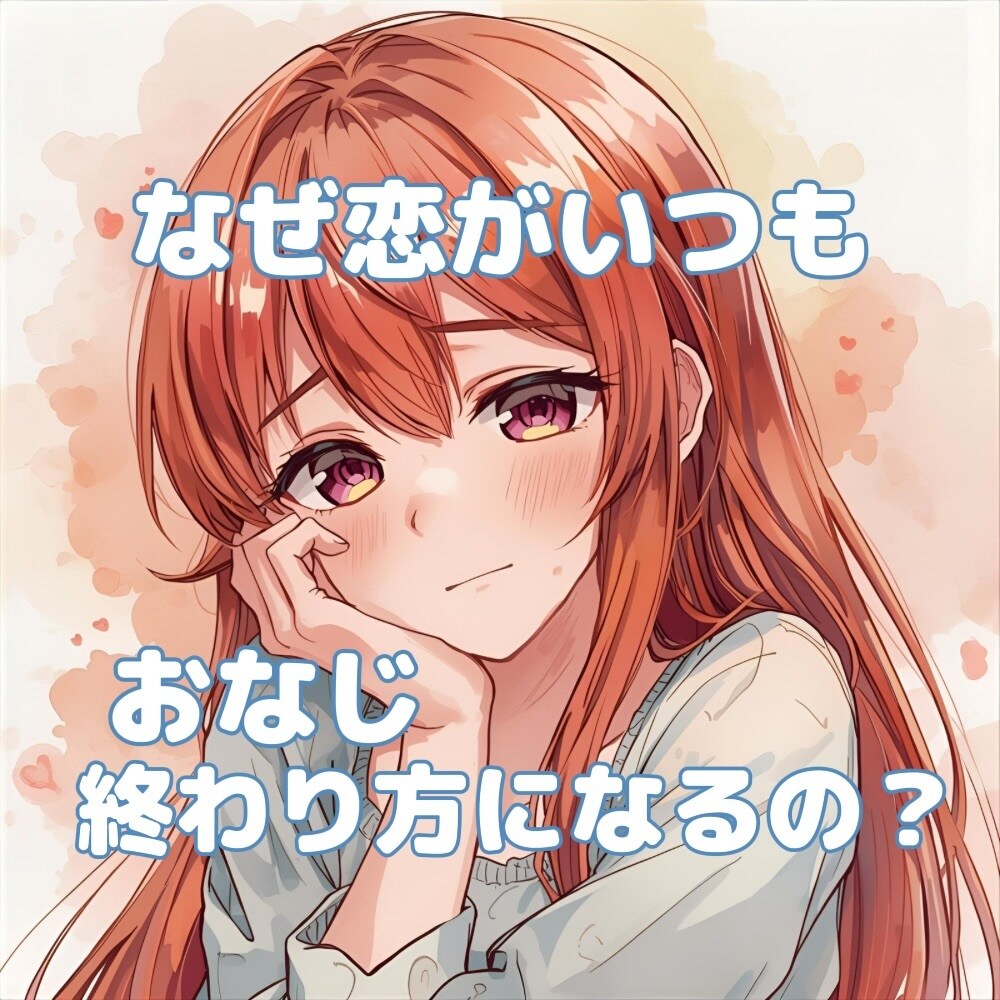 あなたの恋愛が続かない訳☆その原因を明らかにします あなたの恋愛傾向心のクセ・思考パターンを読み解き現状が好転♡ イメージ3
