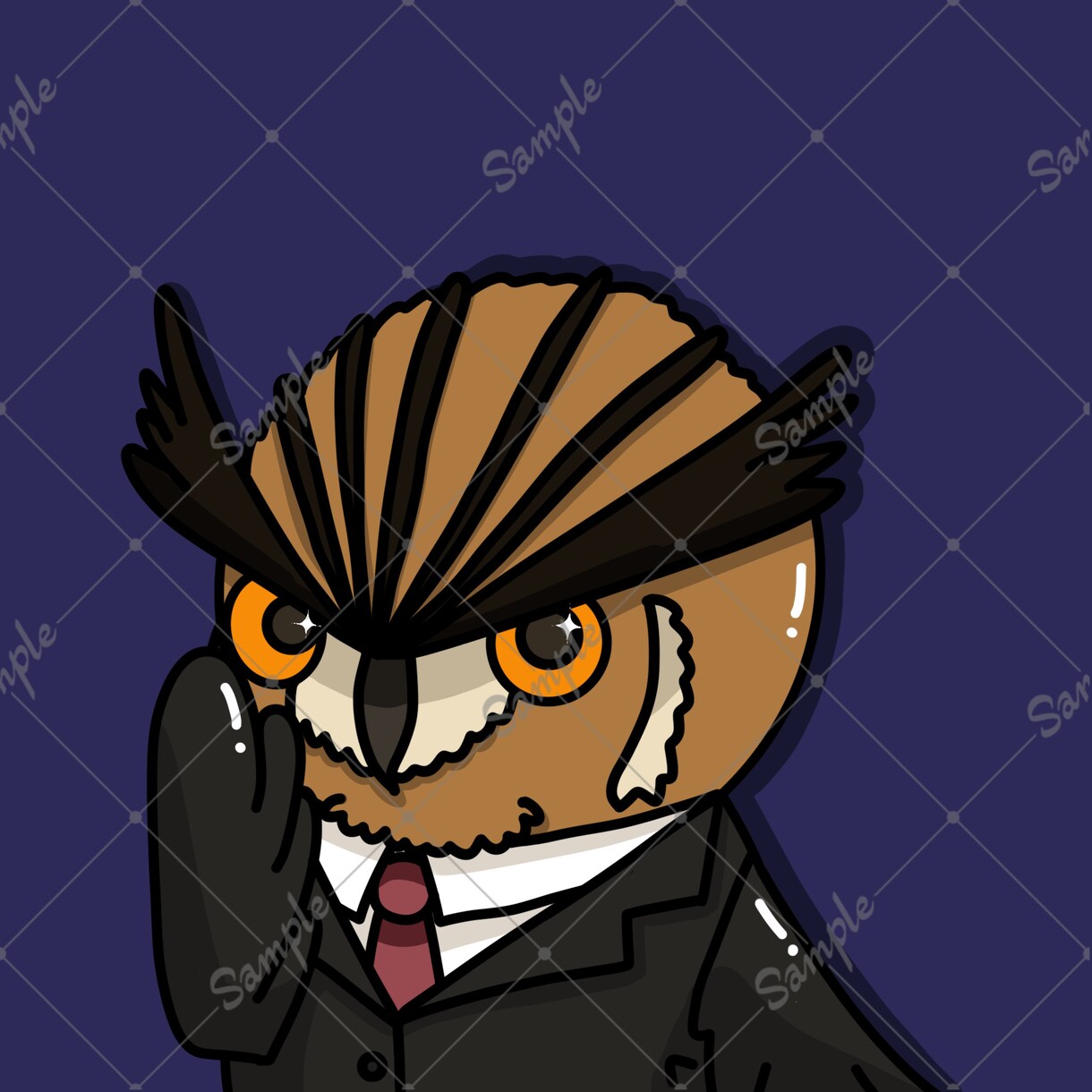 ポップなどうぶつイラスト・アイコン描きます 可愛いけど少しシュールなどうぶつのイラストを描きます！ イメージ4