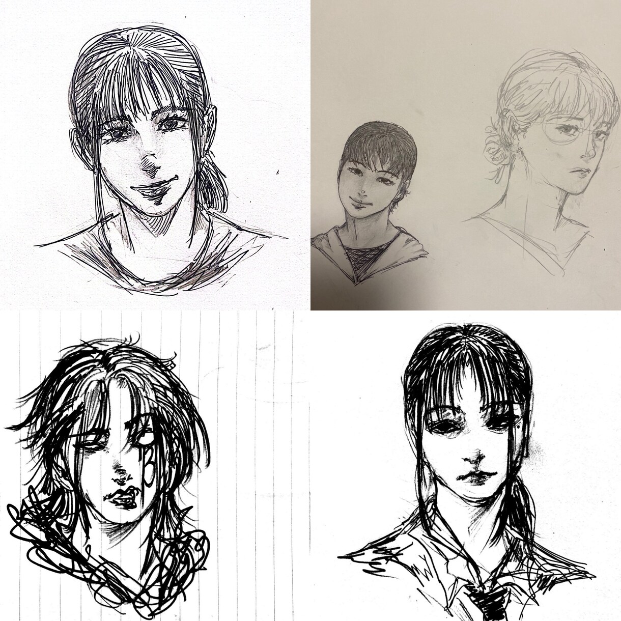 トプ画にしたりアルバムジャケットにしたり！描きます ラフにイラストをつくりあげよう イメージ4