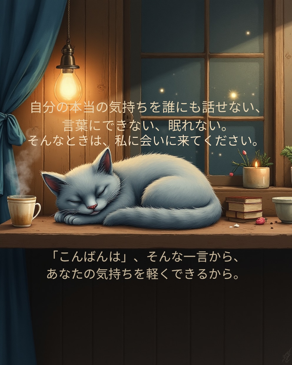 眠れない、今すぐ話したいとき、お話しをお聞きします 5分でも大丈夫！眠れない、今すぐ話したいときご連絡ください。 イメージ2