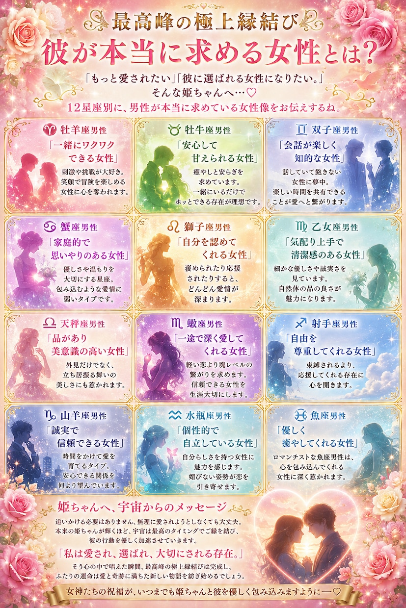 愛される星占いラブリーディングします 恋愛チャネラー Rie魔性の女神優しくふんわりな鑑定 イメージ1