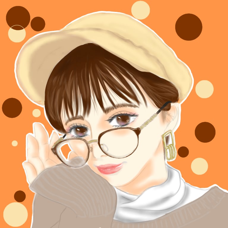 ふんわりかわいい厚塗り風似顔絵、お描きします アイコンやブログ、名刺、結婚式やプレゼントにも最適★ イメージ5