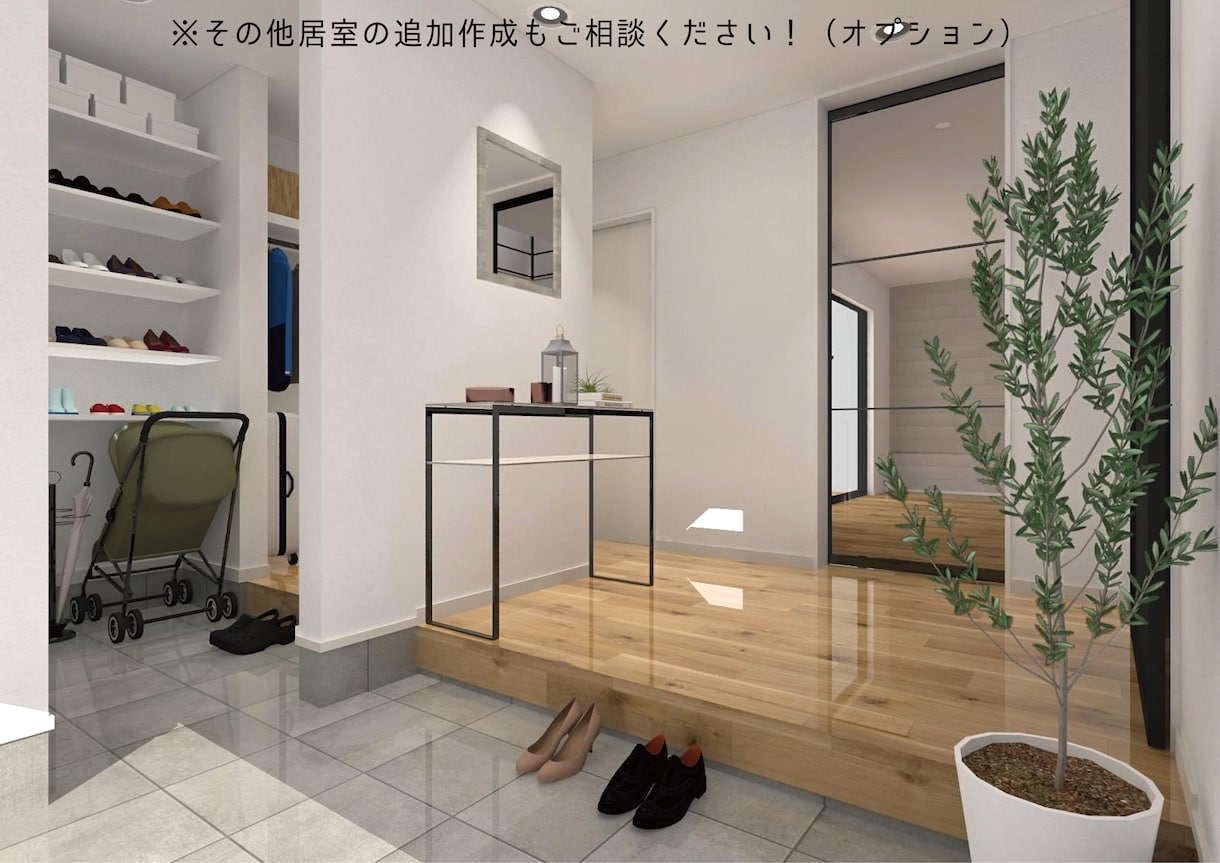 特別価格！【リピーター様限定】パース作成いたします 現役の専属ICがリアリティのあるパースを追加作成！ イメージ7