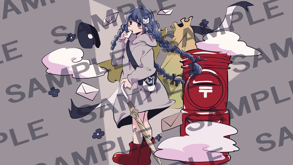ヘッダー、動画用サムネイルイラストの作成を致します ブログヘッダー、youtube動画作成用の1枚絵など イメージ6