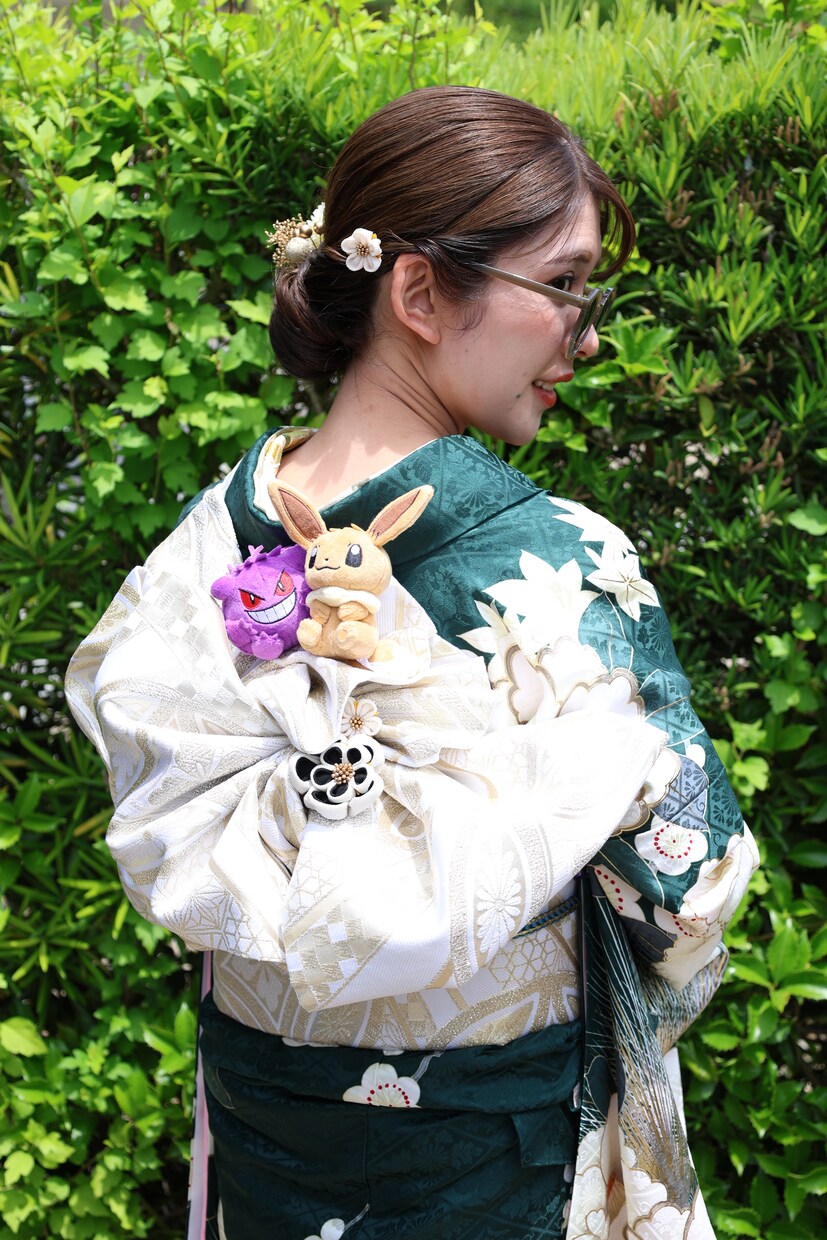 日本庭園での貸切前撮り撮影いたします 着付け〜撮影までお任せ！神戸にある貸切日本庭園での前撮り撮影 イメージ6