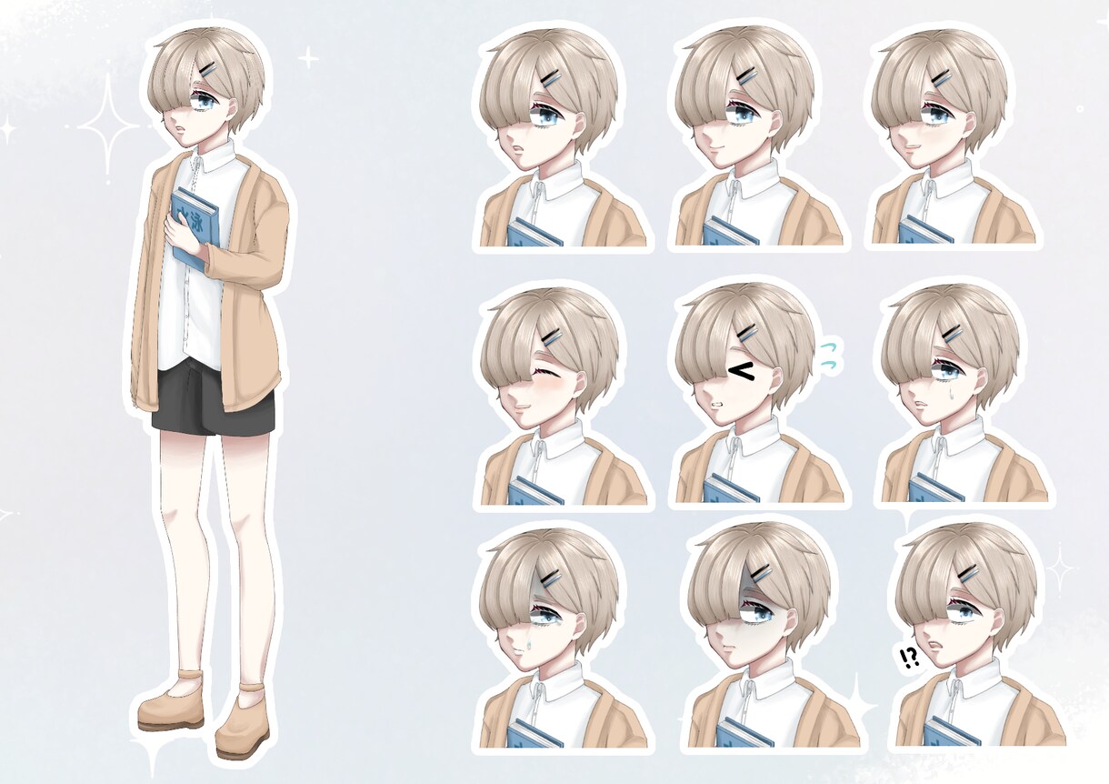 割引あり！TRPGなどに使える立ち絵を作成します 最初の3人のみ商用利用半額！＆オプション多数！ イメージ6