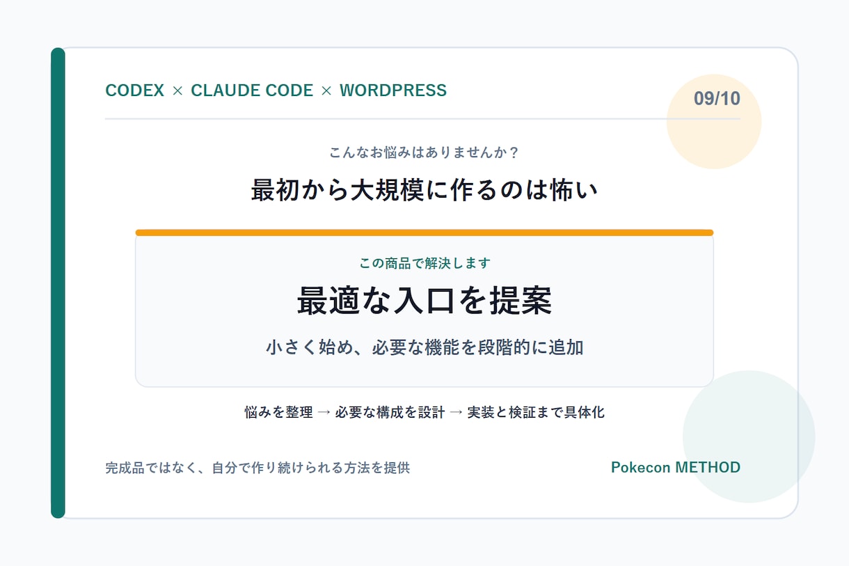 Codex Web制作メソッドを診断します 目的から最適な習得ルートと展開計画を整理 イメージ9