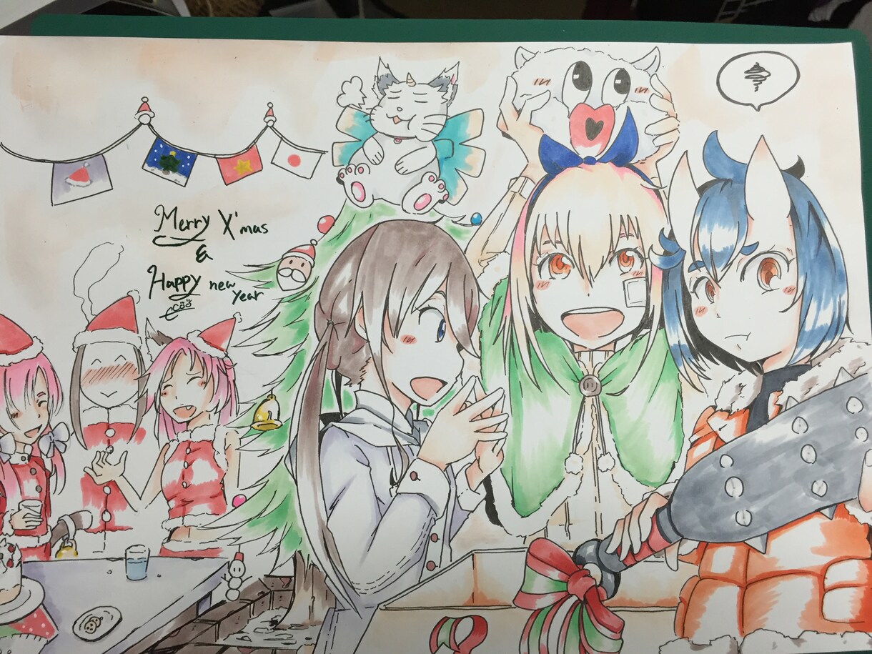 イラスト・マンガ・キャラクター制作します アナログ作業でのイラスト・マンガ・キャラクター制作 イメージ3