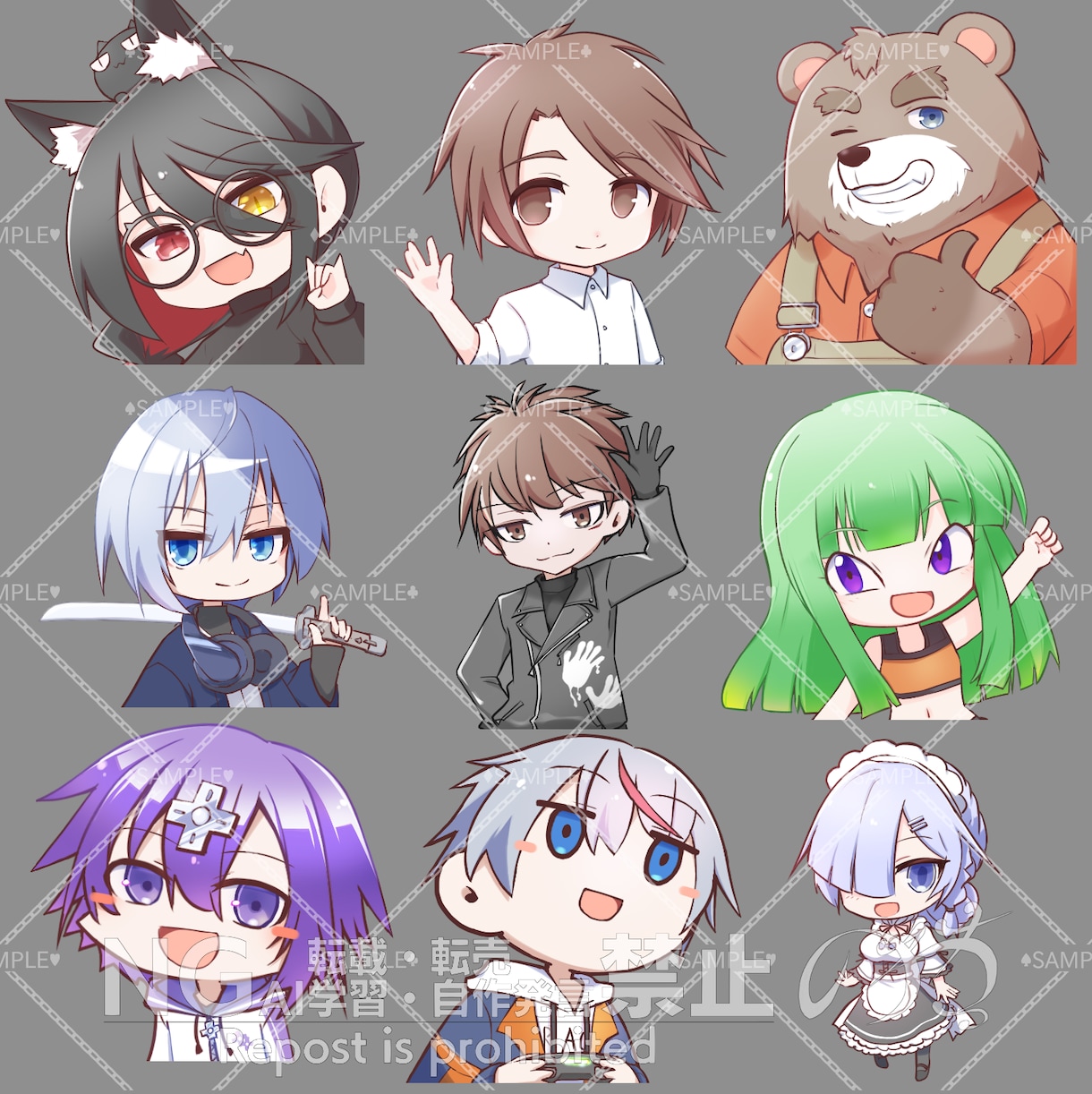 サムネ、アイコン、ヘッダー用のイラストを制作します SNSやYouTubeなど、様々な用途に使えるイラスト制作 イメージ9