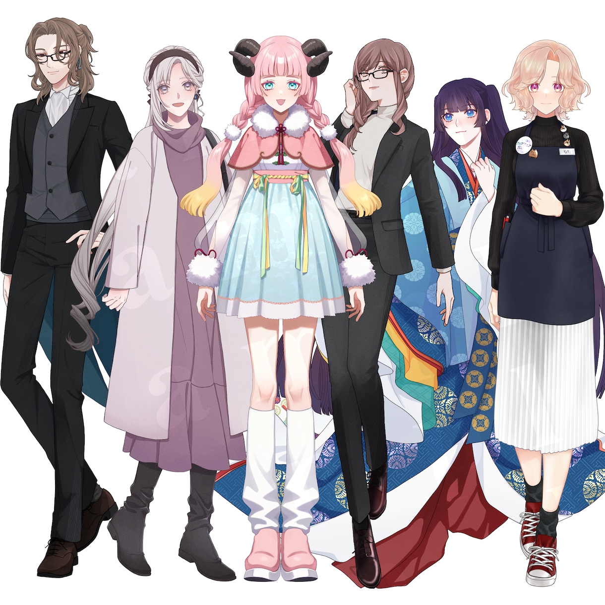最短1日！TRPG立ち絵等各種イラスト作成します 版権・創作・アバターやゲームのマイキャラなど大歓迎です！ イメージ2