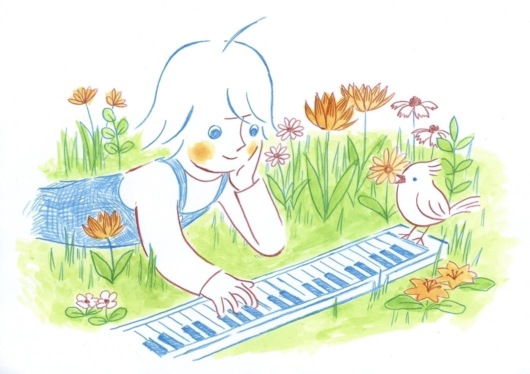 用途に応じたアナログイラストを提供します おしゃれかわいい描き下ろしアナログイラストを提供します。 イメージ1