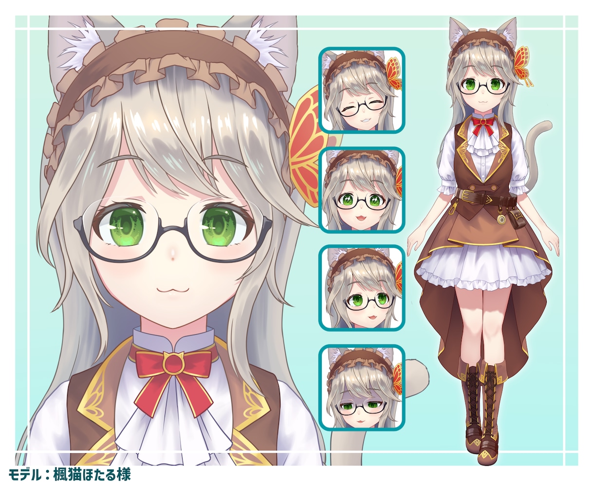 Live2D！デザインから実装まで制作します 依頼一件でデビューまで！他ご要望もお気軽にご相談ください！ イメージ4
