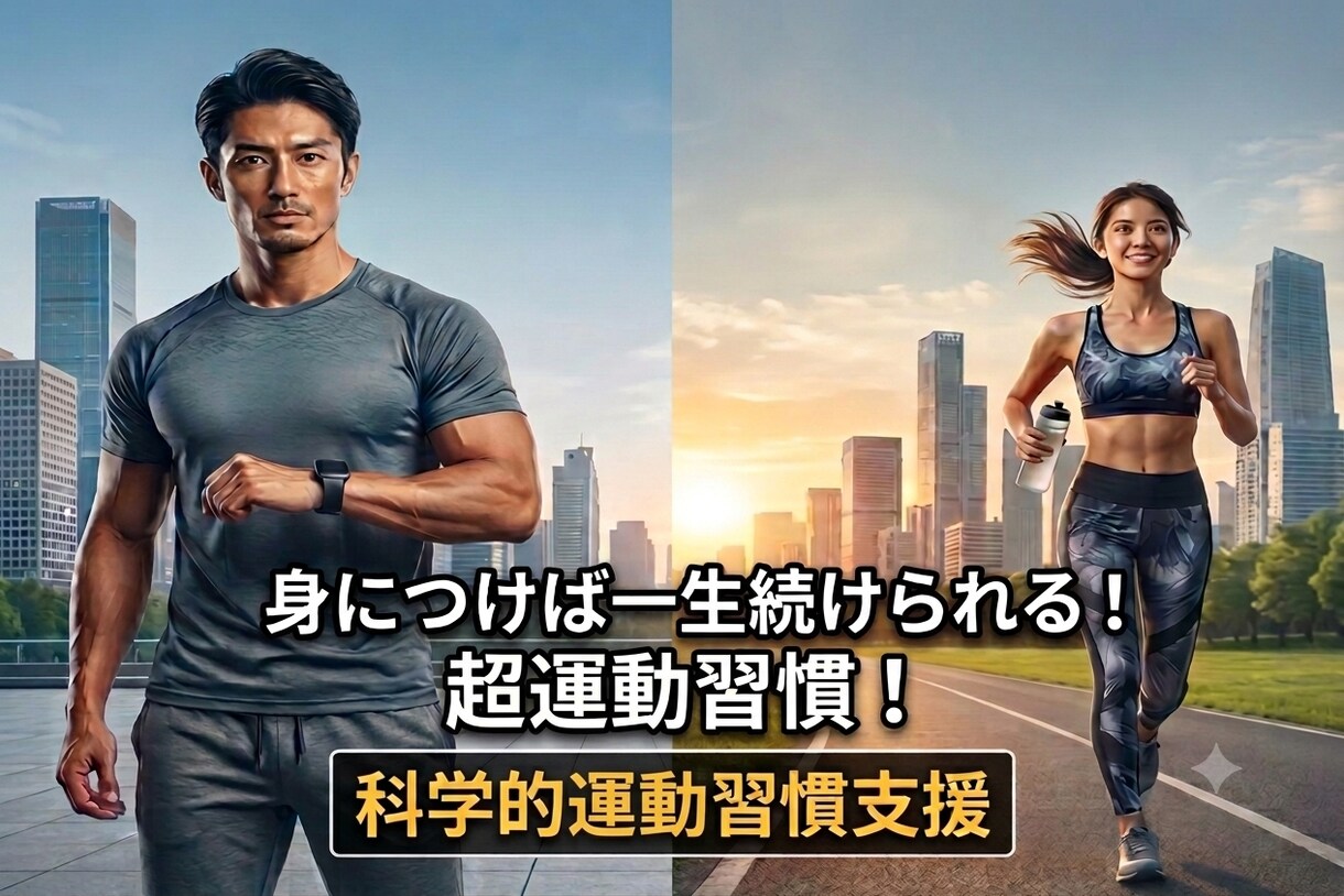 運動・ダイエットを習慣化するまでサポートします 三日坊主を卒業！誰でも再現できる科学的な習慣化アプローチ イメージ1