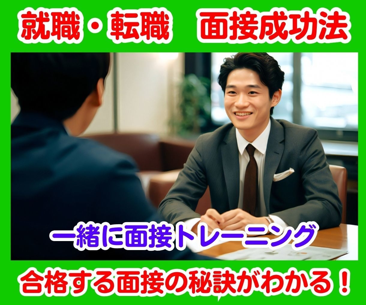 旧:あなたの強みを引き出し内定へ導く面接対策します 書類選考を通過後、面接でさらに差をつけるためのコツを伝えます イメージ1