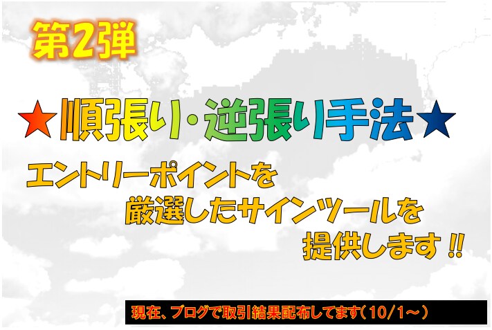 全通貨ペア対応の順張り手法＆逆張り手法を提供します 順張り・逆張り手法の二刀流でトレード‼ イメージ1