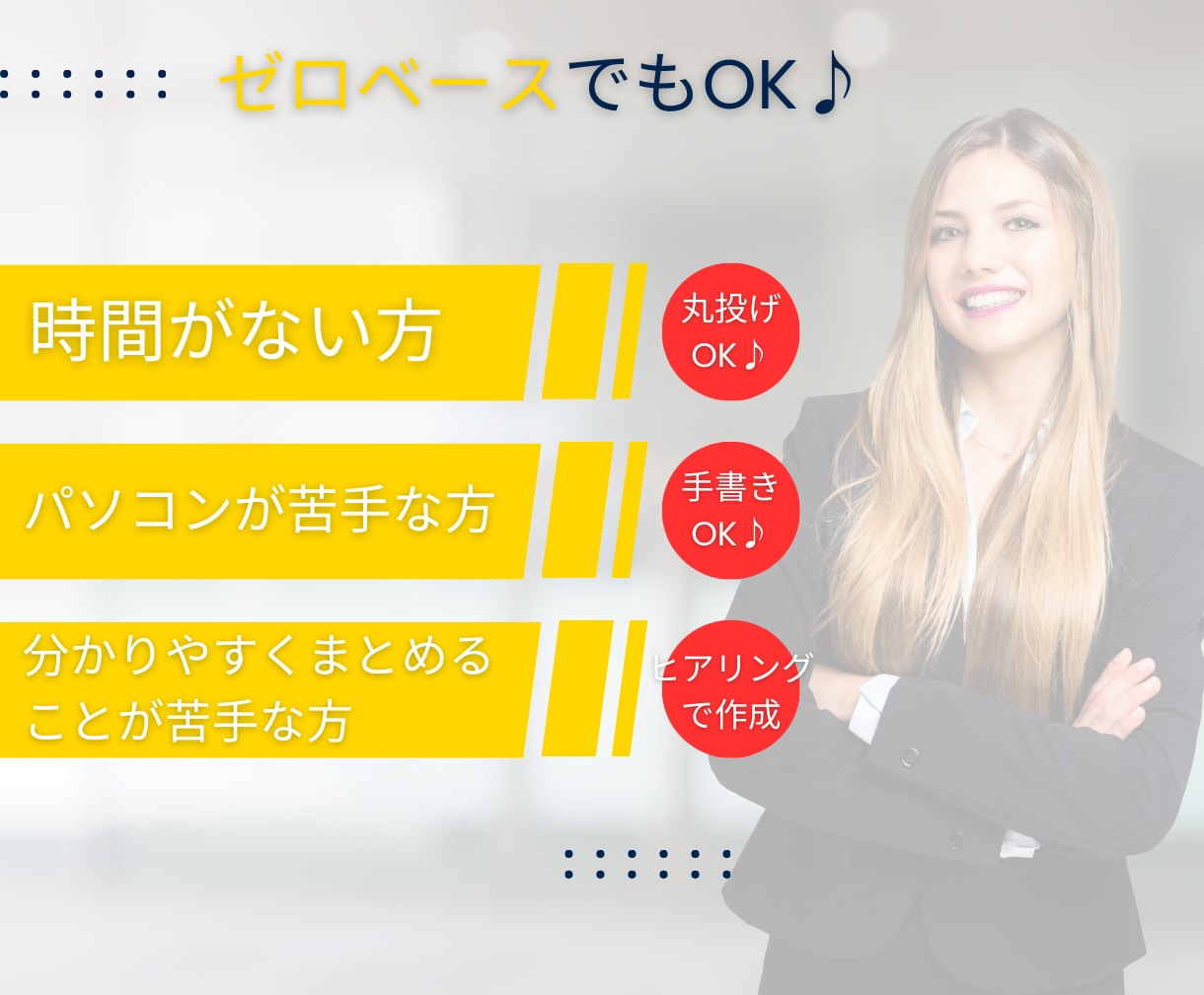 分かりやすく伝わるビジネス資料を作成します 現役企画職が分かりやすく伝わりやすいビジネス資料手伝います イメージ2