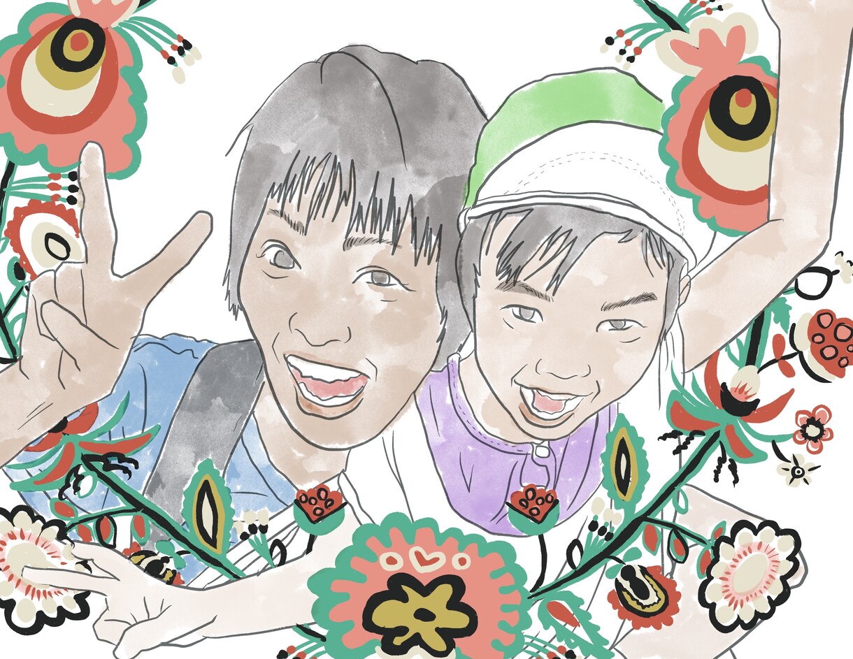 写真を元にした似顔絵描きます シンプル、リアル、デフォルメなどイメージ何でもご相談ください イメージ4