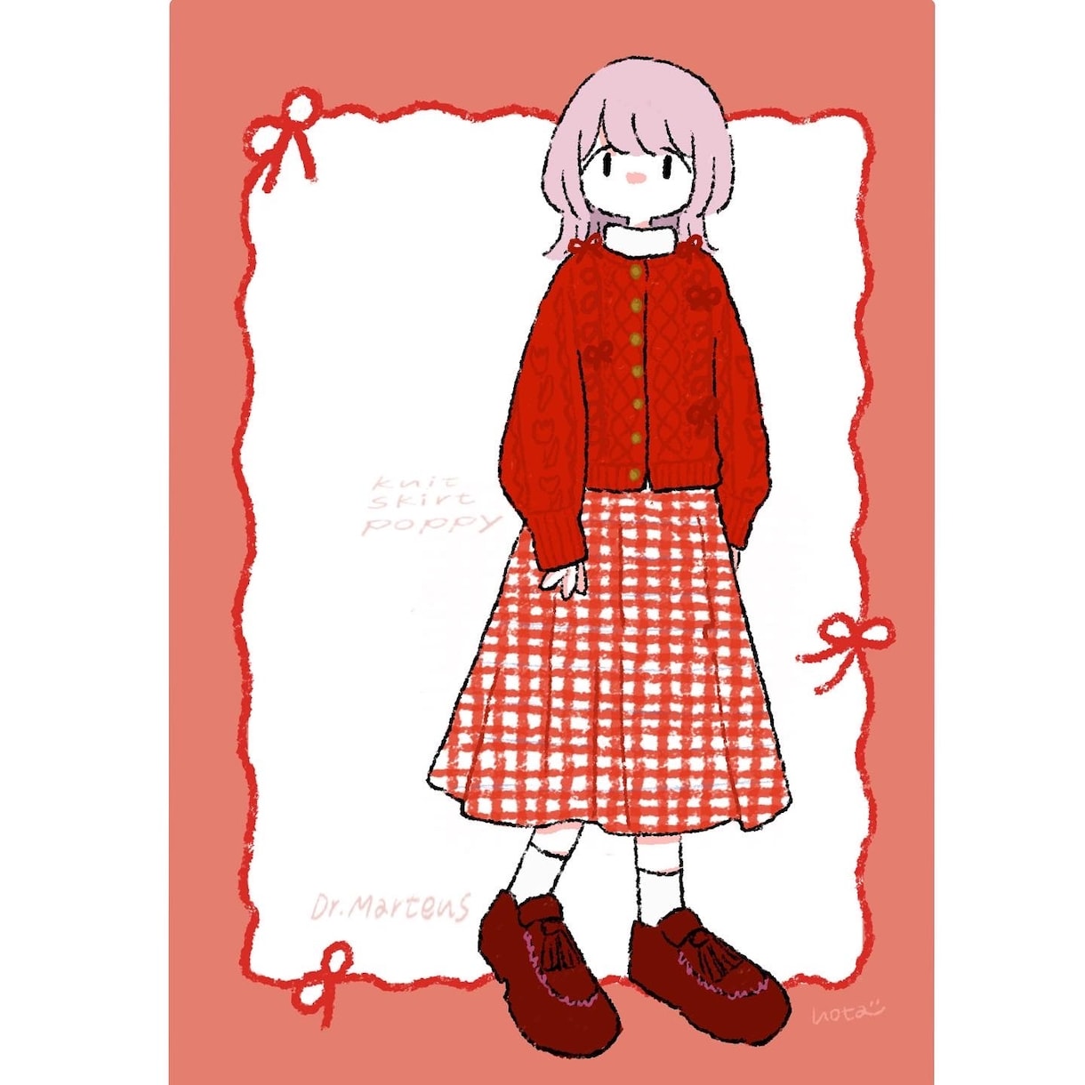 コーディネートイラストを描きます キャラに似合いそうな服や、あなたの服装をイラスト化します! イメージ1