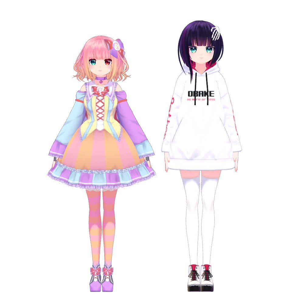 VRoid+Blenderで2D再現3D作ります 編集データお渡し無料 VRC、MMDセットアップもできます イメージ5